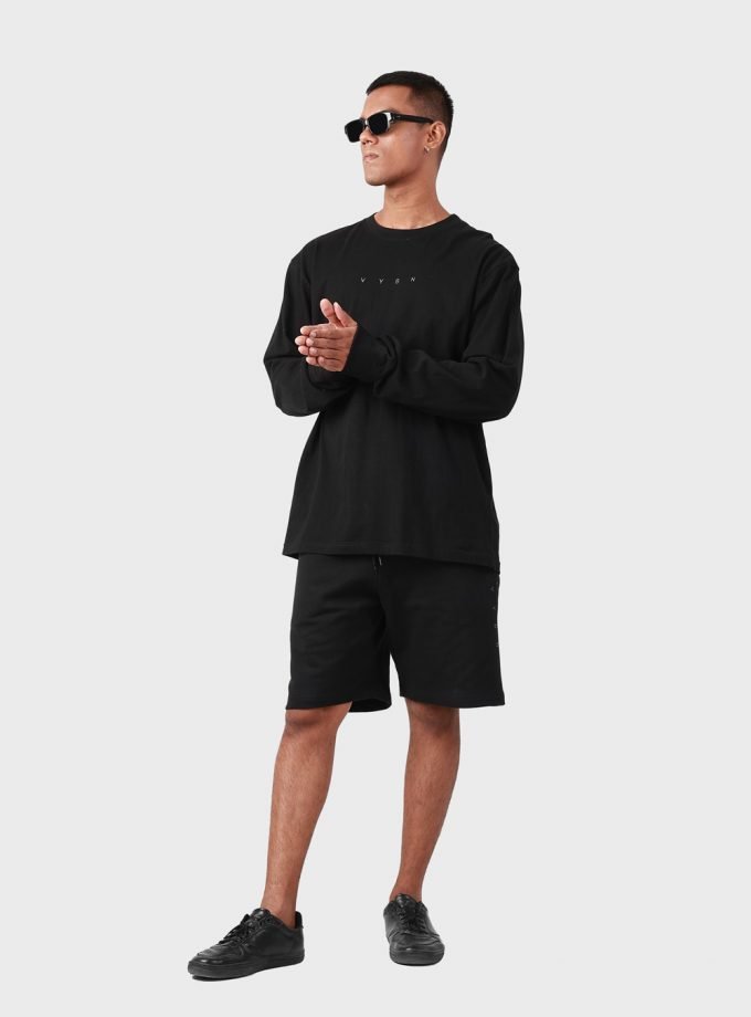 Men's Oversized Long-Sleeves Tee - HIPHOP