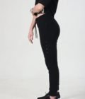 Women_s VYBN Track Pants Slim Fit in Color Jet Black 2
