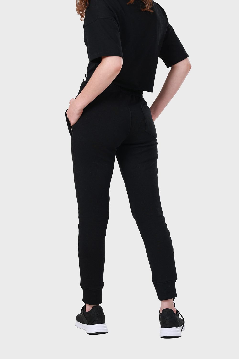 Women_s VYBN Track Pants Slim Fit in Color Jet Black 6