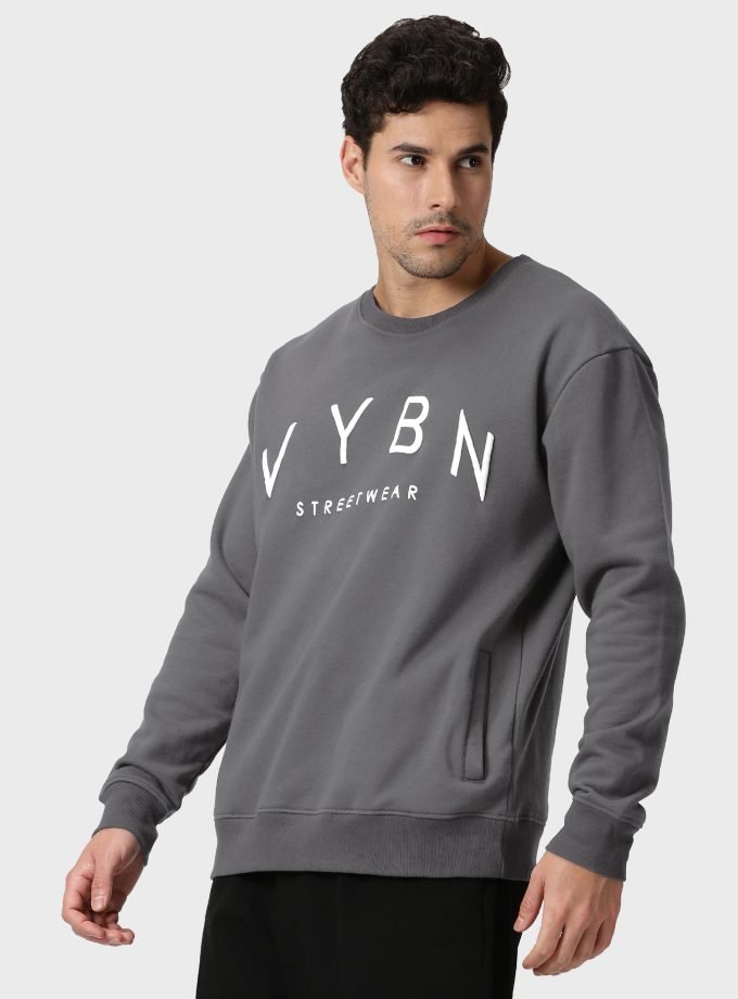 Men's VYBN Sweatshirt Crew Neck Full Sleeve