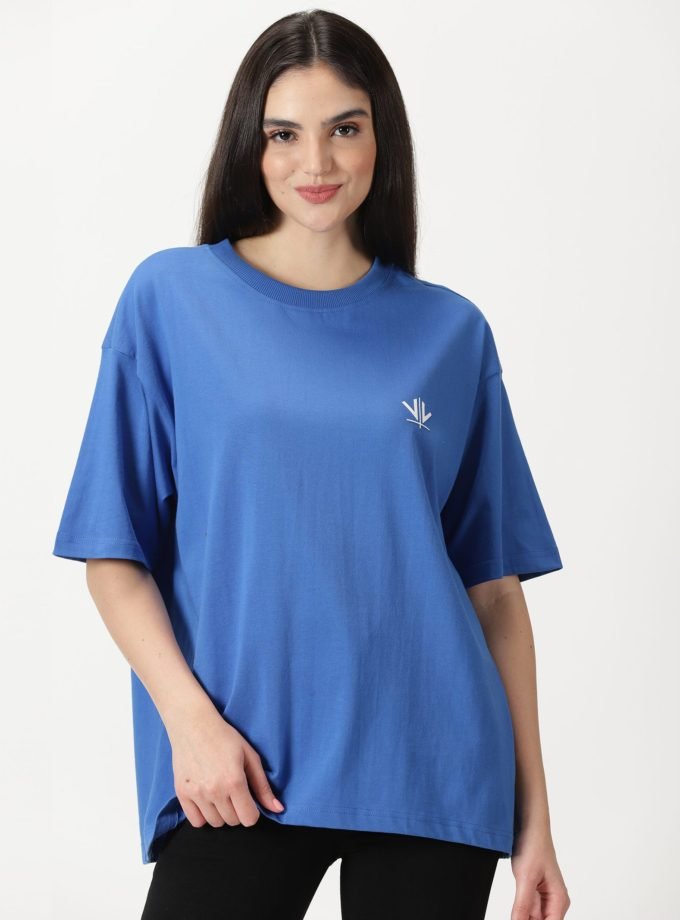 Women's Signature Drop Shoulder Half-Sleeves Tee - HIPHOP