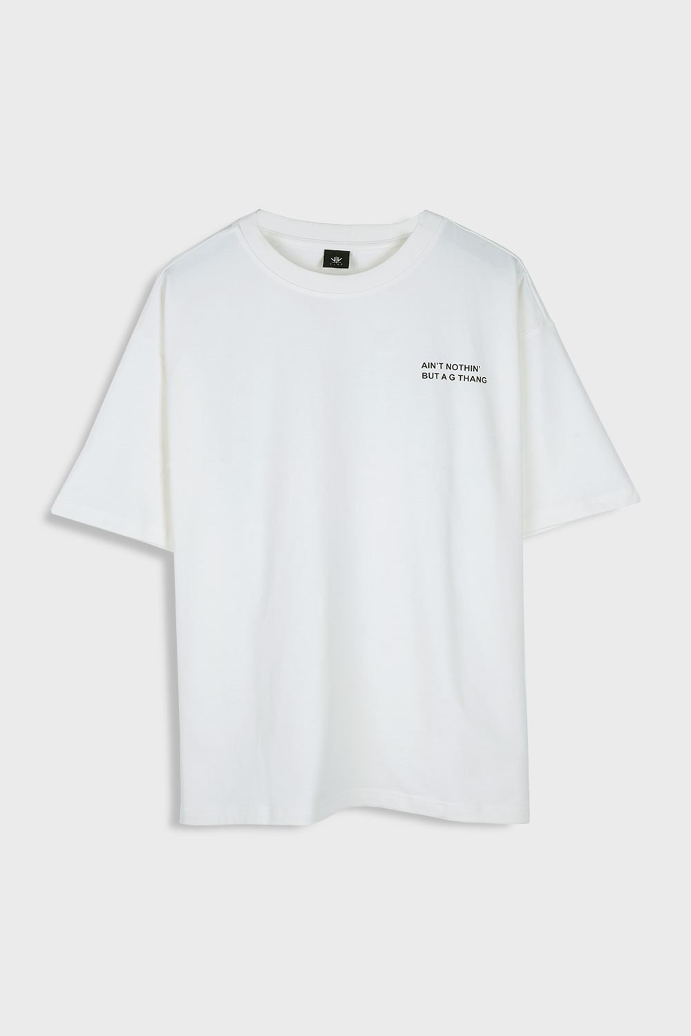 Women_s Oversized Drop Shoulder T-Shirt - HIP HOP in Color Off White in Color Off White flats